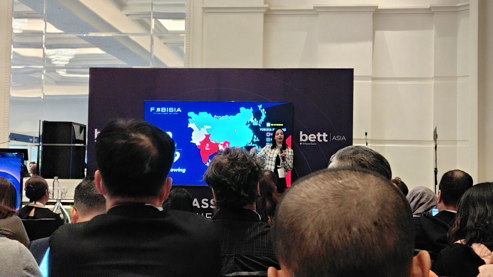 Foto pengalaman di Bett Asia